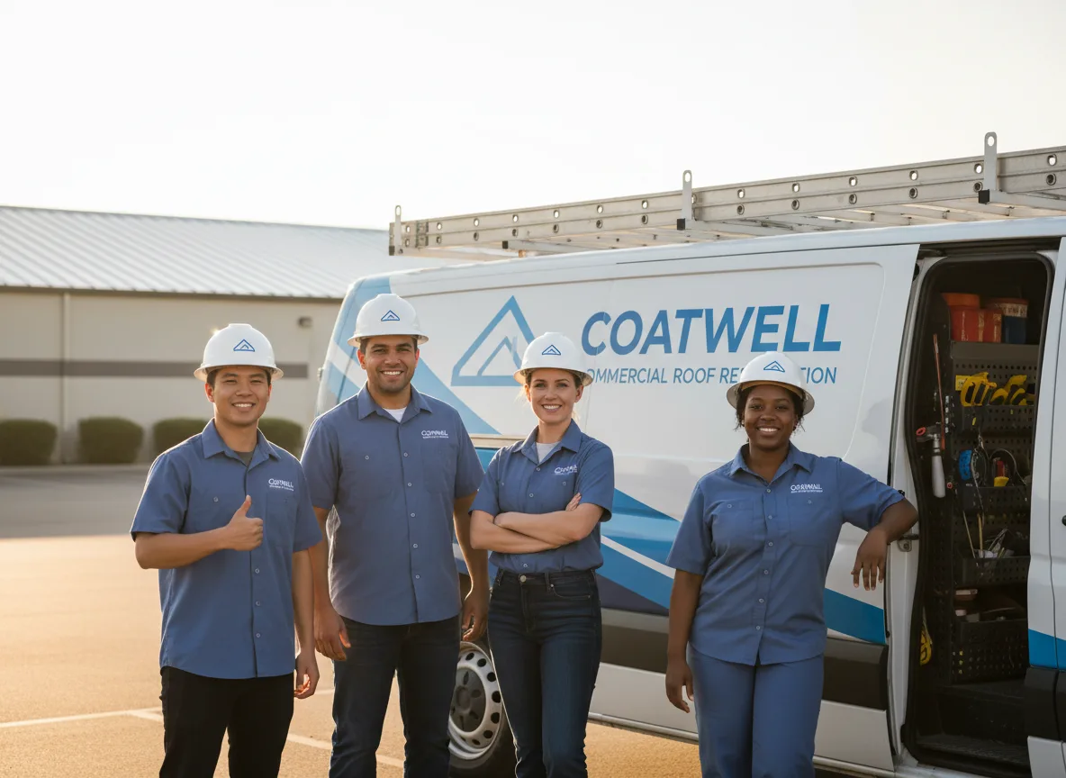 Commercial roof coating company in Fieldon, IL